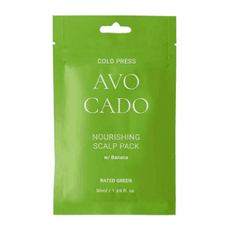 Rated Green Cold Press Avocado Nourishing Scalp Pack 50ml