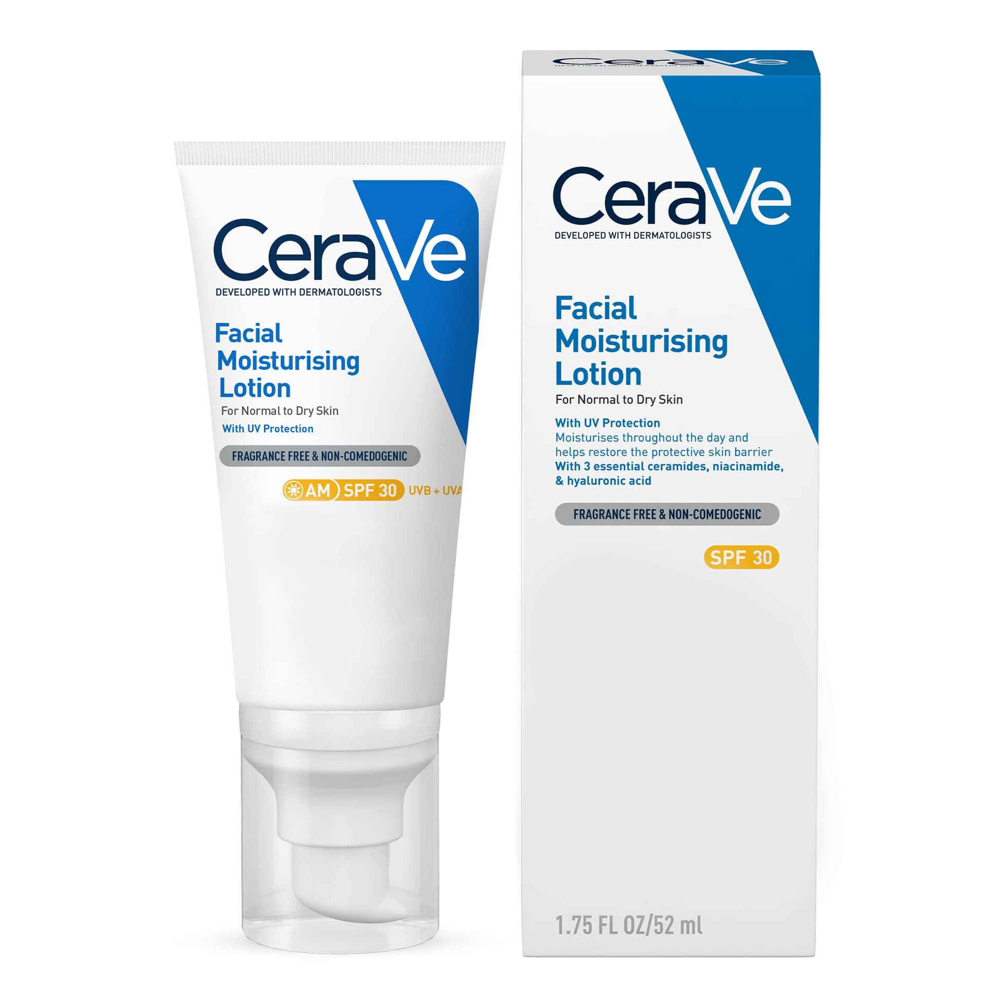 CeraVe AM Facial Moisturising Lotion SPF30