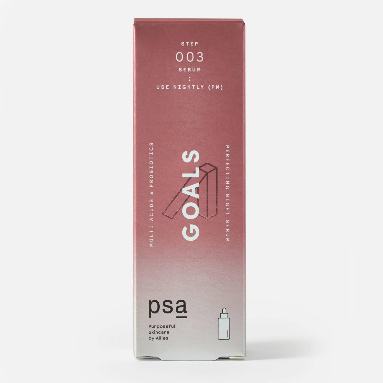 PSA Goals Multi Acids & Probiotics Perfecting Night Serum