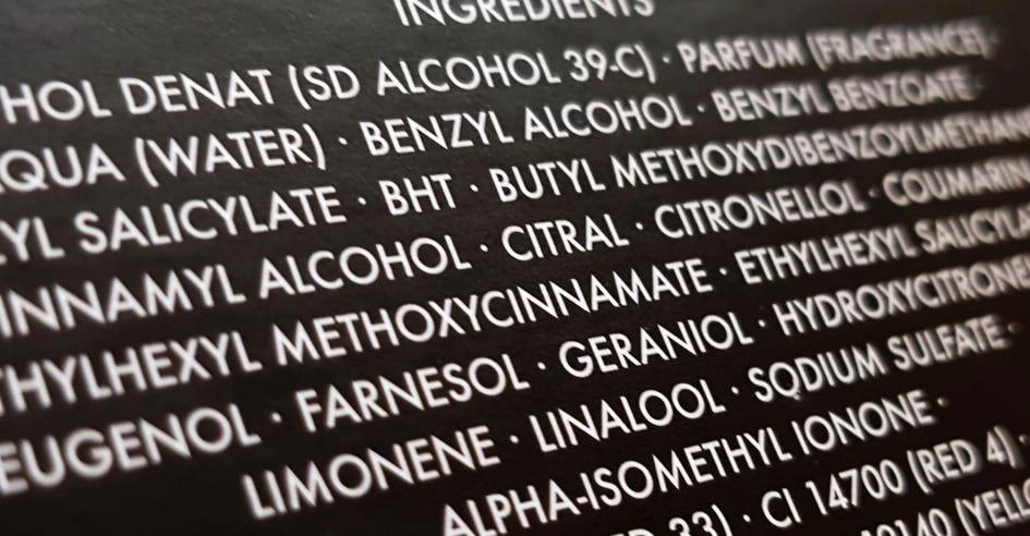 Verordnung (EU) 2023/1545: vollständige Liste der 82 Allergene zur Kennzeichnung kosmetischer Mittel