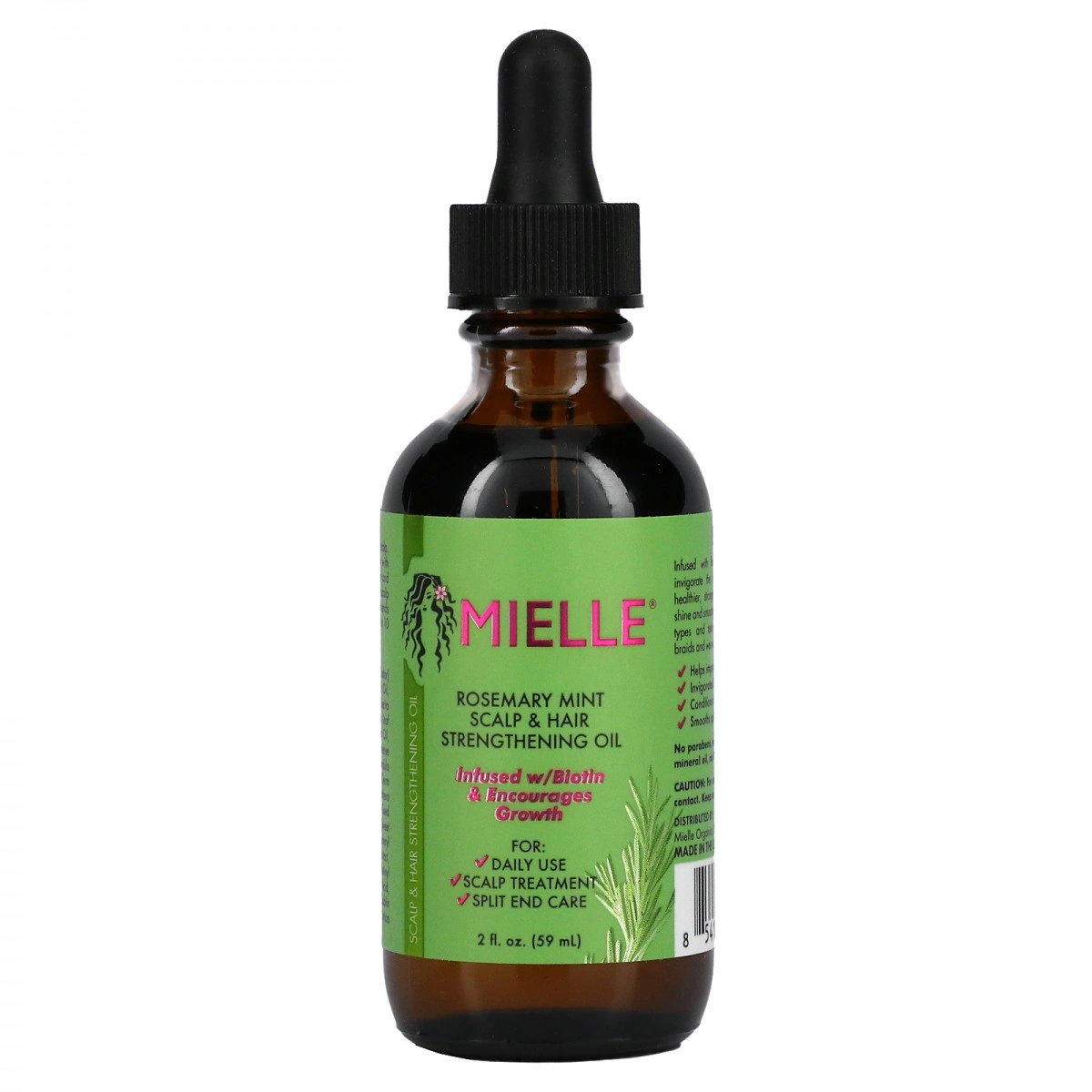 Mielle Scalp & Hair Strengthening Oil, Rosemary Mint