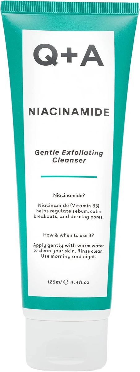 Q+A Niacinamide Gentle Exfoliating Cleanser