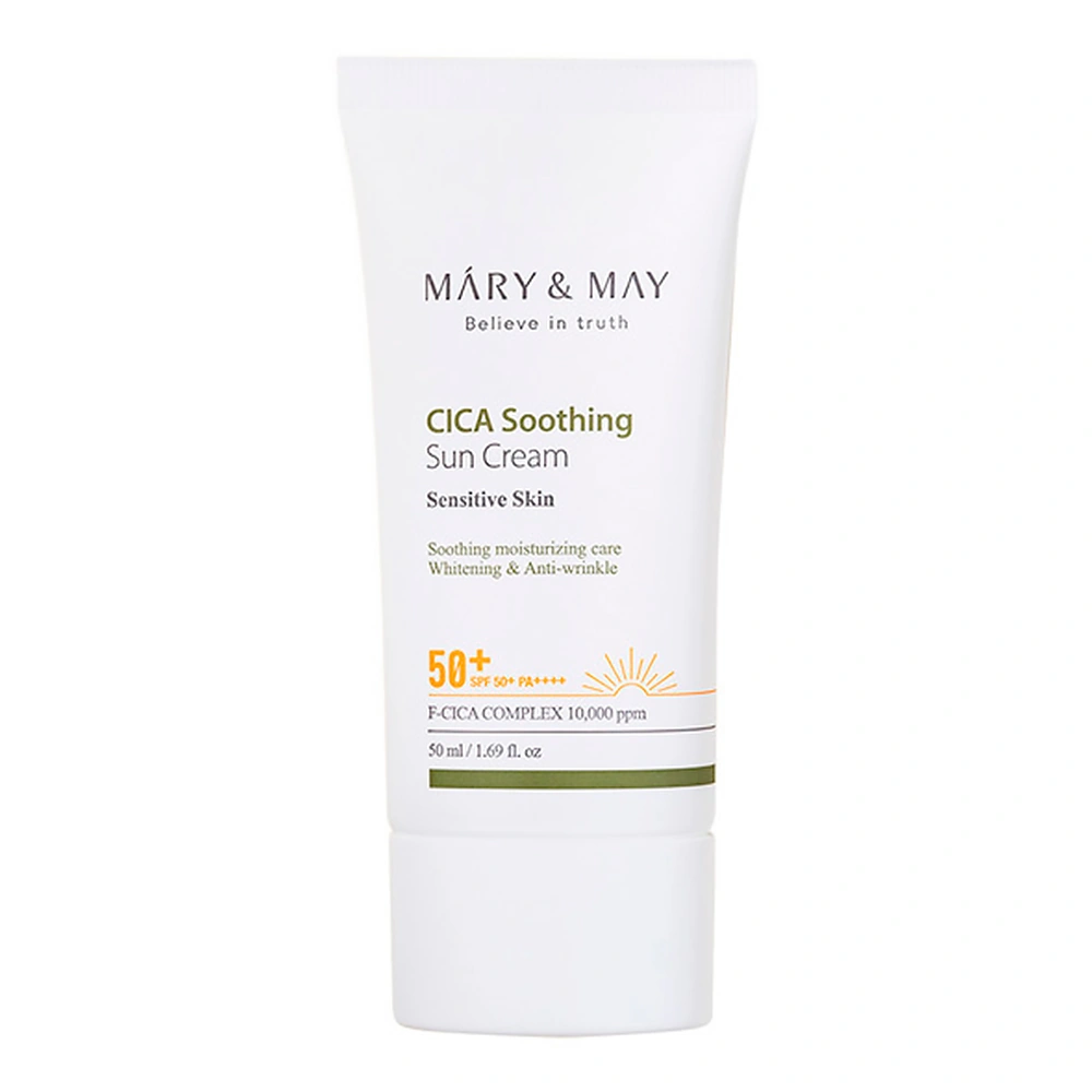 Mary & May CICA Soothing Sun Cream SPF50+ PA++++