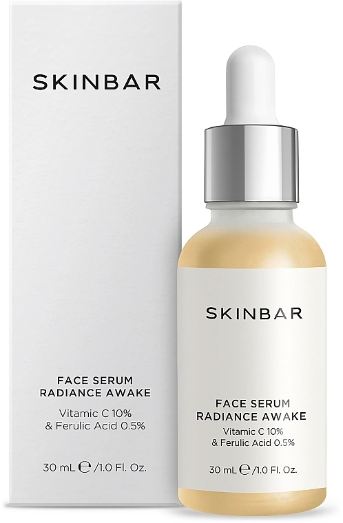 SKINBAR Vitamin C 10% & Ferulic Acid 0.5% Face Serum