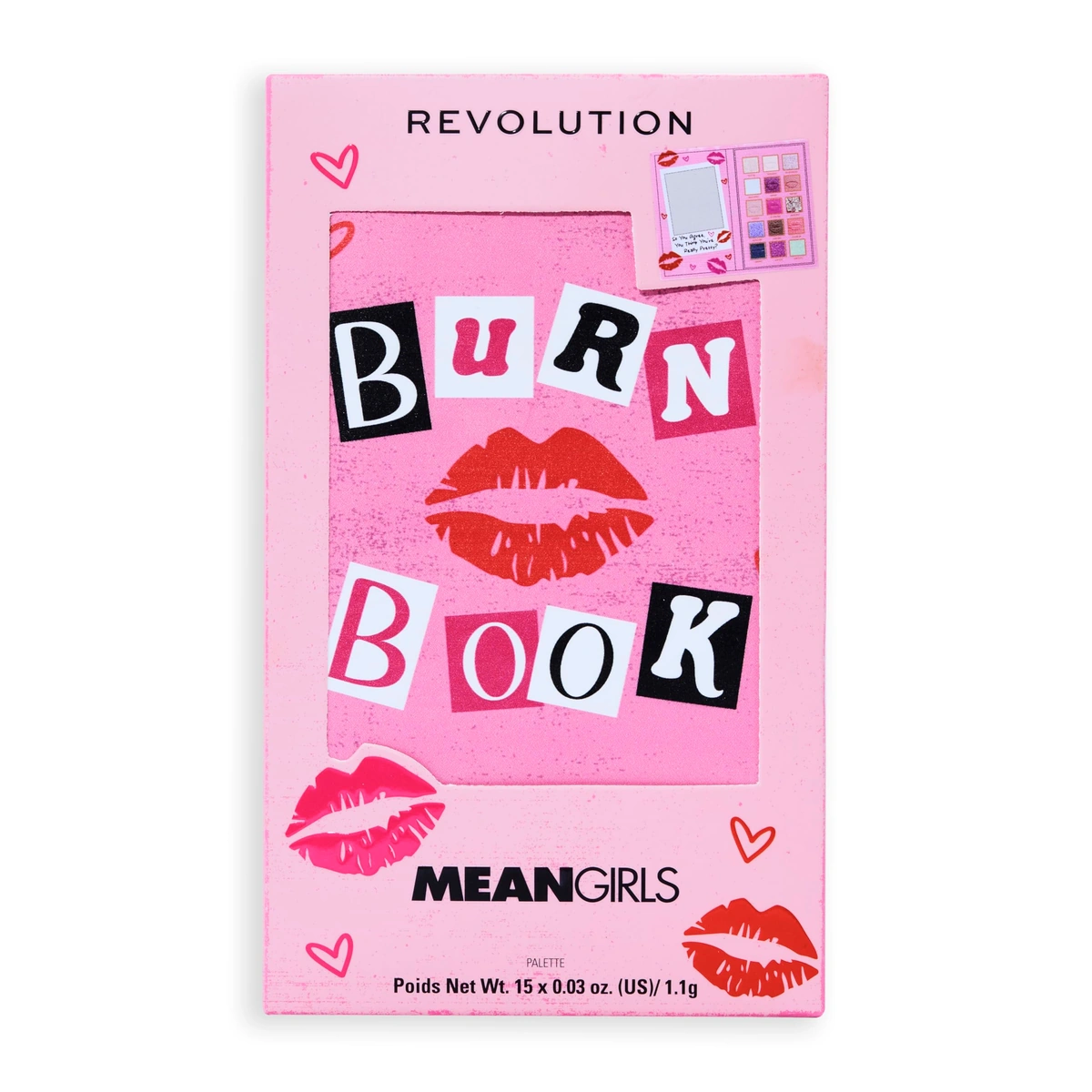 Revolution Beauty Mean Girls x Revolution Burn Book