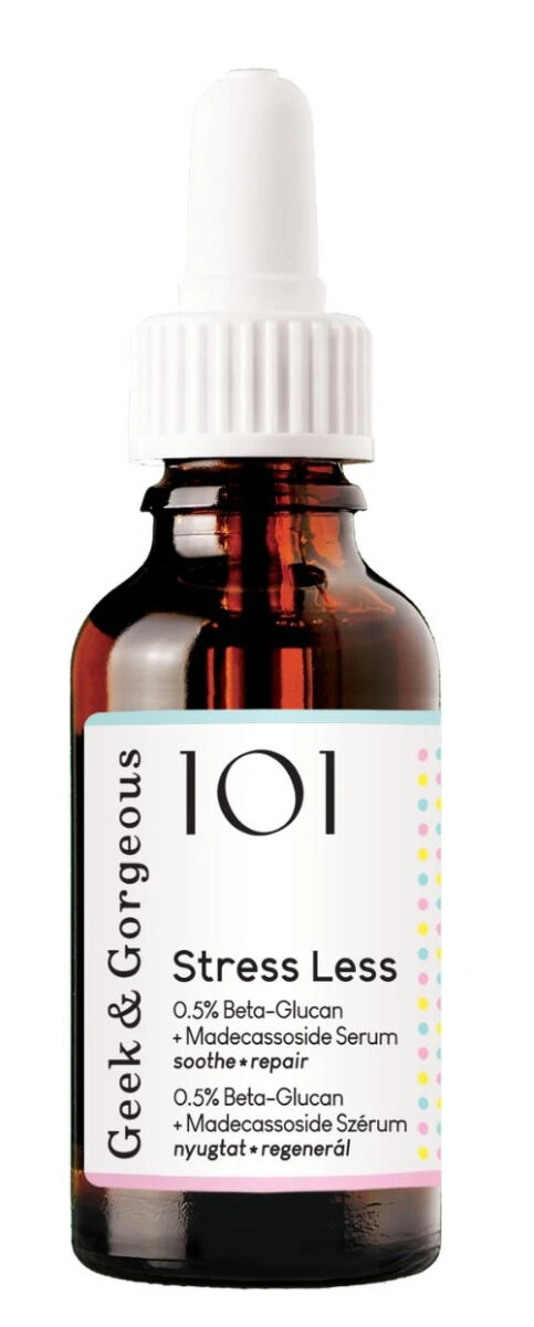Geek & Gorgeous Stress Less 0.5% Beta Glukan + Madecassoside Serum