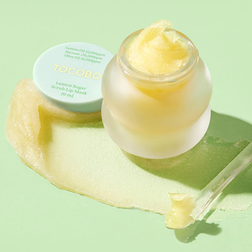 Tocobo Lemon Sugar Scrub Lip Mask