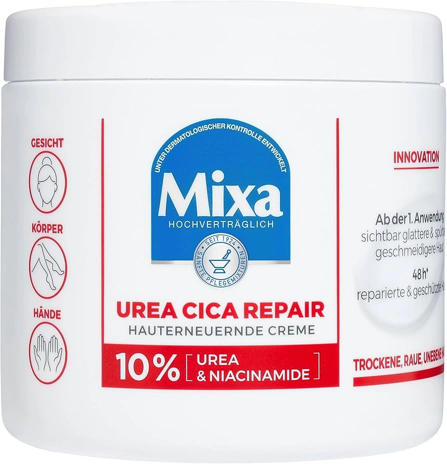 Mixa Urea Cica Repair+ Regenerating Cream