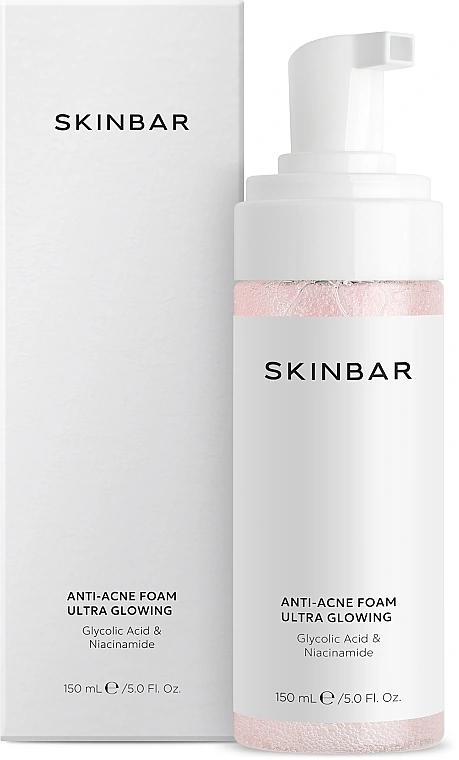SKINBAR Glycolic Acid & Niacinamide Face Foam