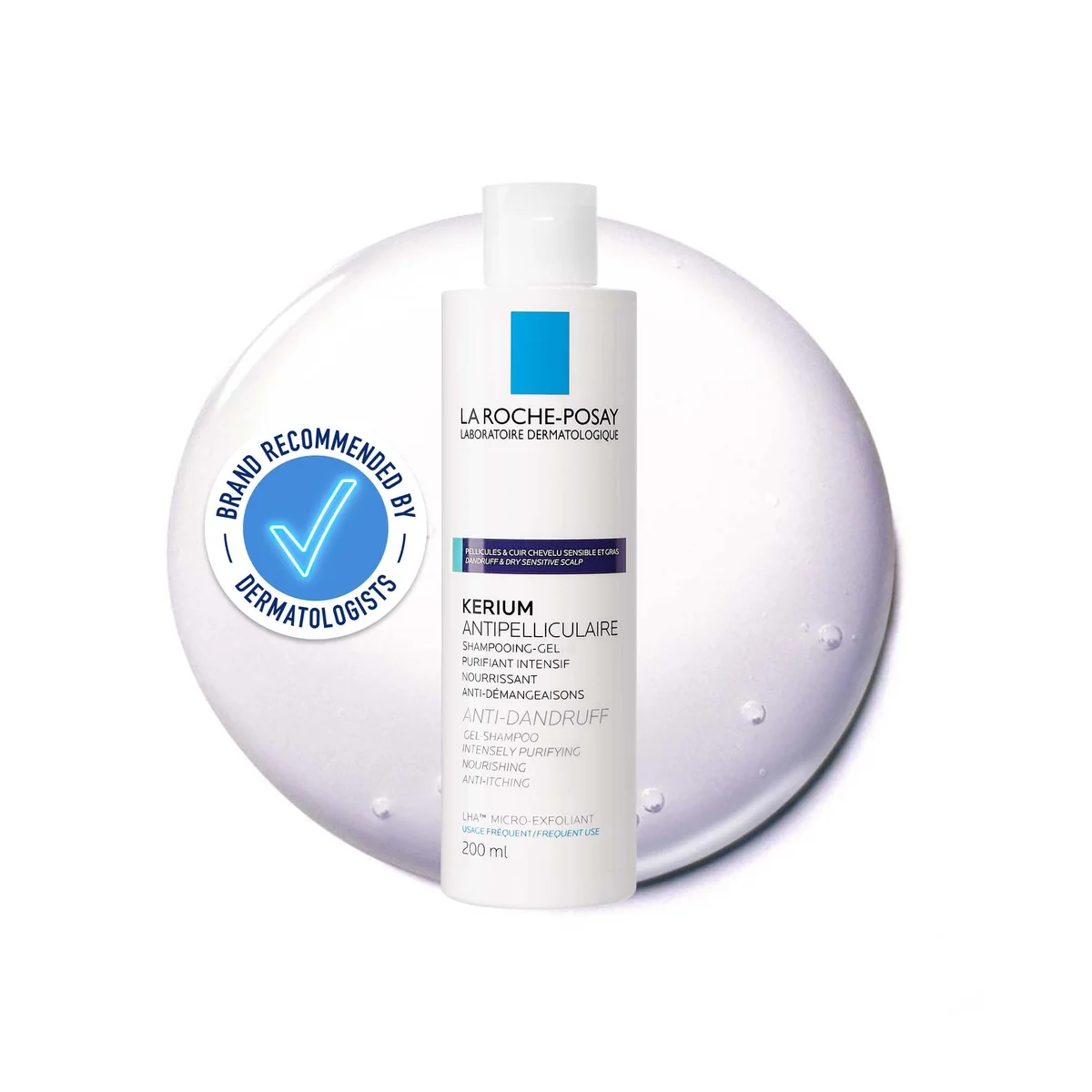 La Roche-Posay Kerium Anti-Dandruff Oily Sensitive Scalp Gel Shampoo
