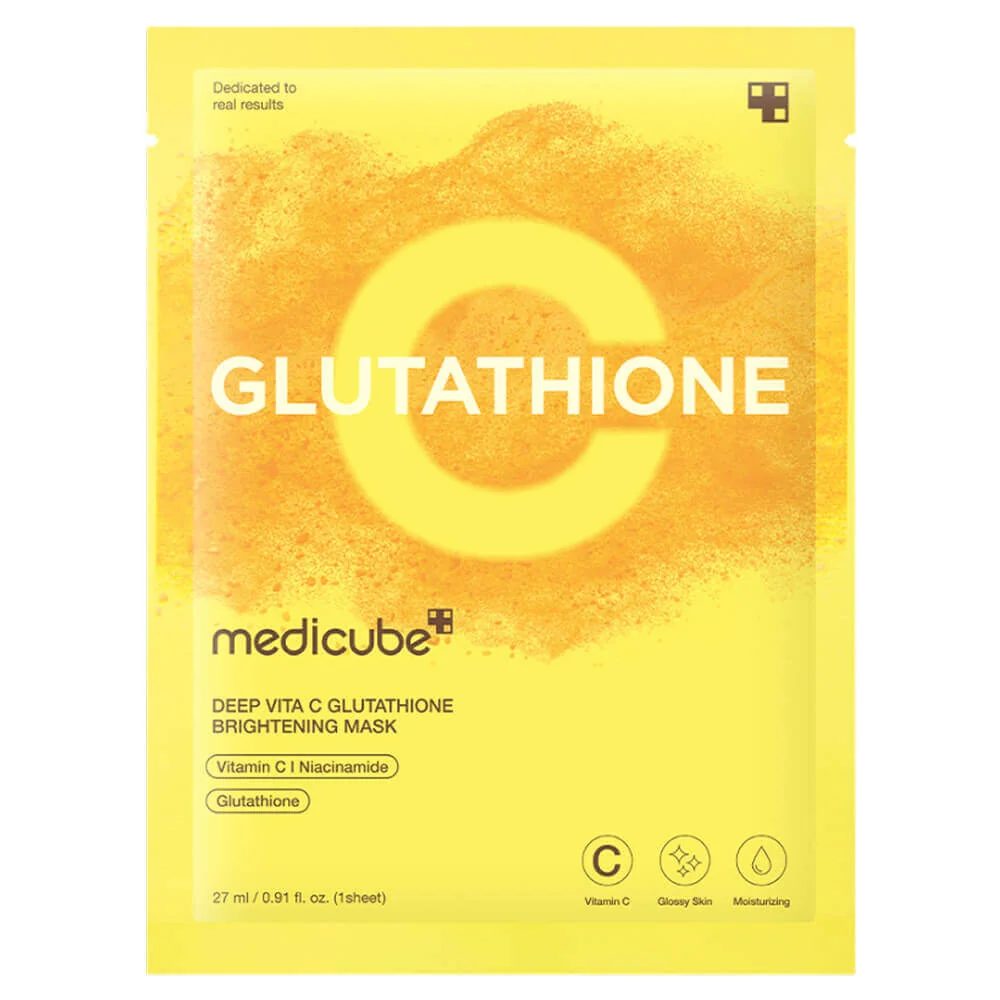 medicube Deep Vita C Glutathione Brightening Mask