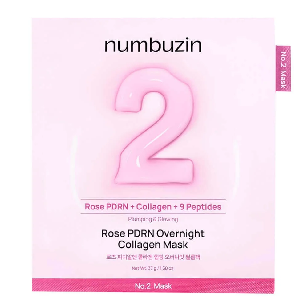 numbuzin No.2 Rose PDRN Overnight Collagen Mask