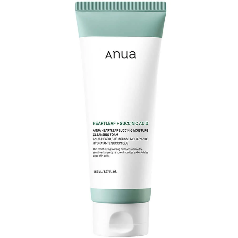 Anua Heartleaf Succinic Moisture Cleansing Foam