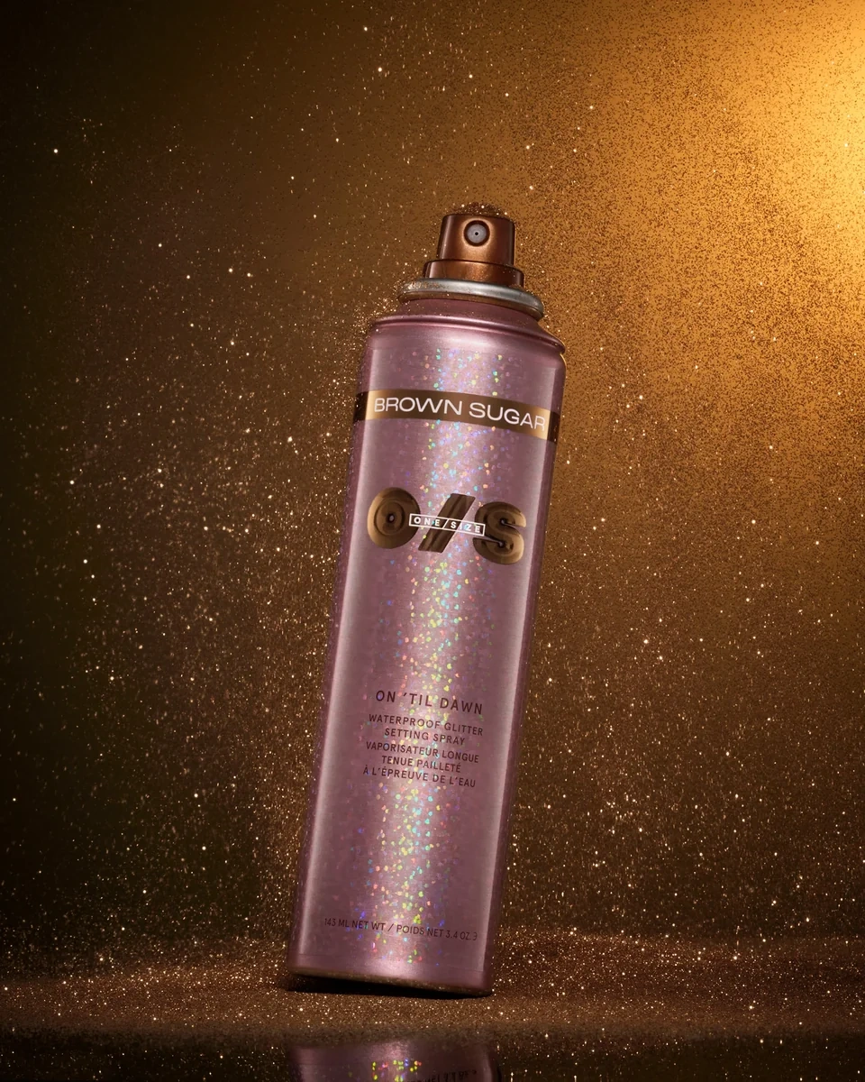 ONE/SIZE On ‘Til Dawn Waterproof Glitter Setting Spray Brown Sugar