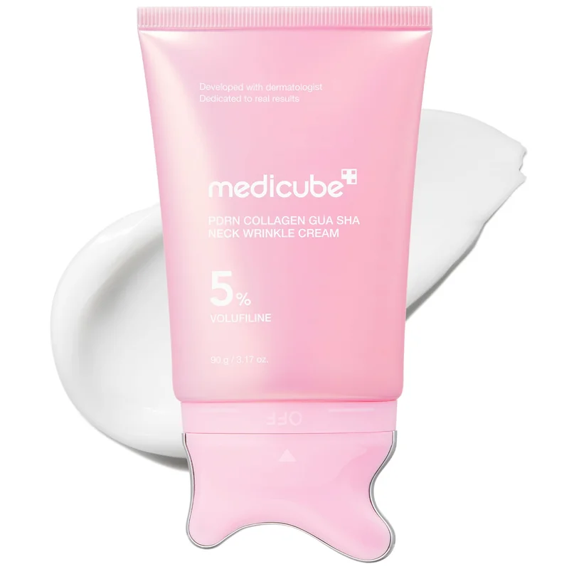 medicube PDRN Collagen Gua Sha Neck Wrinkle Cream